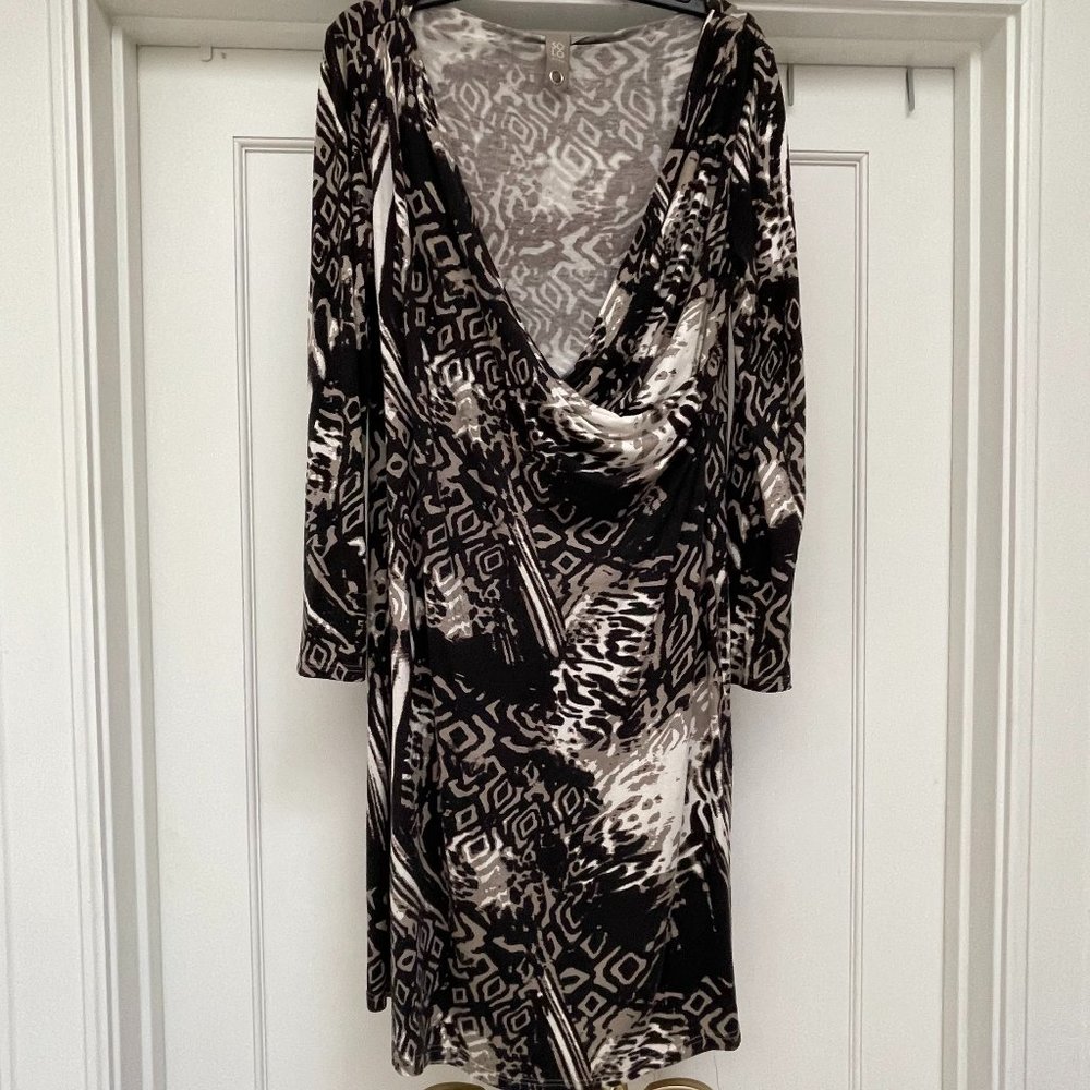 SoLo Hoda Faux Wrap Dress